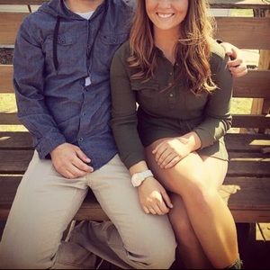 Army colored ties waist dress